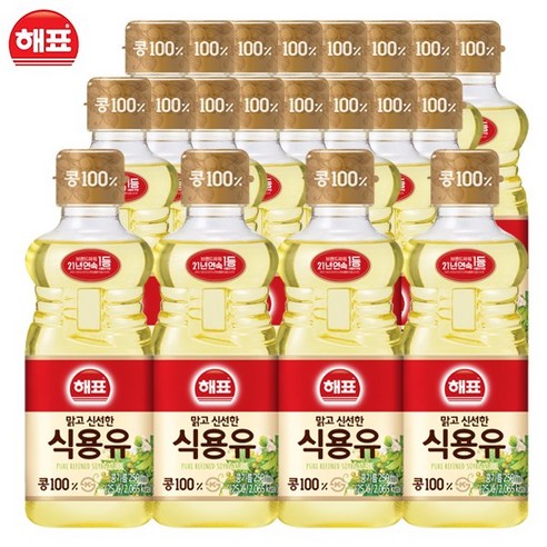 무료배송 사조해표 콩기름 식용유 250ml, 250ml, 20개