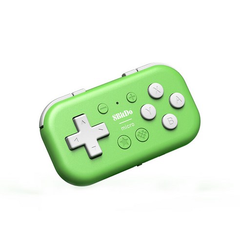 [SHAOMI]8BitDo Micro 무선 블루투스 컨트롤러 16키 NS 미니 스위치 핸드폰 휴대용 컨토롤러, 1개, 블루