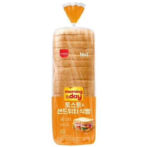 삼립 모닝 토스트&샌드위치식빵 768G_무료배송, 768g, 4개