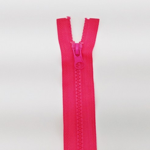 24인치 60cm 5호 비슬론 점퍼지퍼, 1세트, 핑크색
