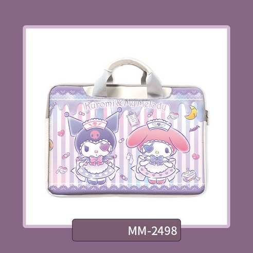 노트북 가방 산리오 쿠로미 삼성 맥북 LG그램 D1725 큐티 캐릭터 방수 아이패드 수납 가방, 색상 7