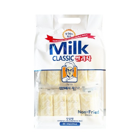 밀크 클래식 쌀과자(우유맛), 500g, 6개