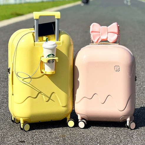 여행의 설렘을 더하는 또니모니 마카롱 컬러 스마트 캐리어
