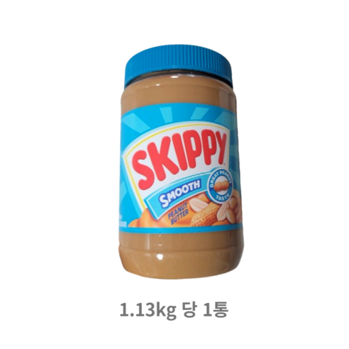 스키피 스무스 땅콩버터, 1.13kg, 1개