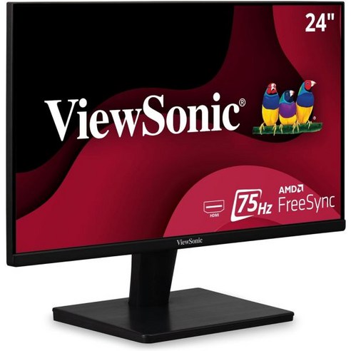 [관부가세포함] ViewSonic VS2447M 24 Inch 1080p Monitor with 75Hz F, 24-Inch MVA