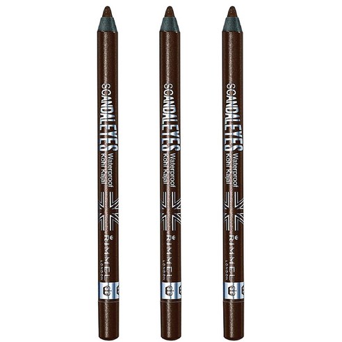 리멜 스캔들아이즈 워터프루프 라이너, Brown, 3개