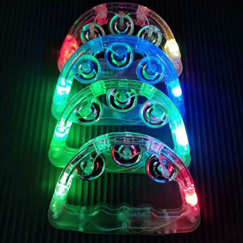 마이너사운드 노래방 LED 탬버린, 4개, 랜덤발송