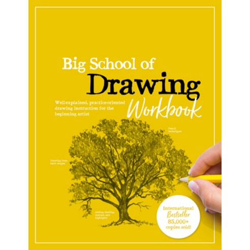 (영문도서) Big School of Drawing Workbook: Exercises and Step-By-Step Drawing Lessons for the Beginning ... Paperback, Walter Foster Publishing, English, 9780760382028