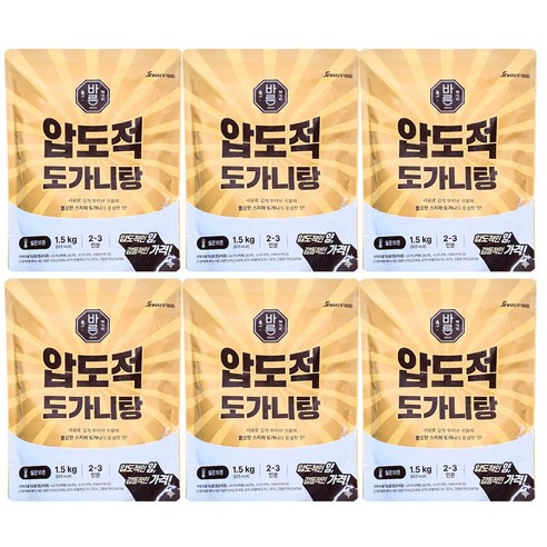 진한식품 압도적 도가니탕, 6개, 1.5kg