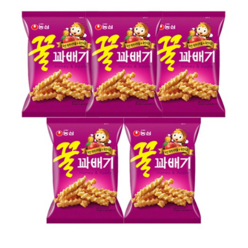 꿀꽈배기, 90g, 5개