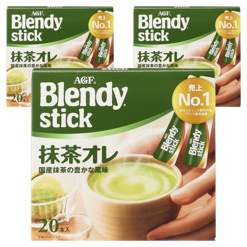 블랜디 스틱 말차오레, 3개, 9.7g, 20개입