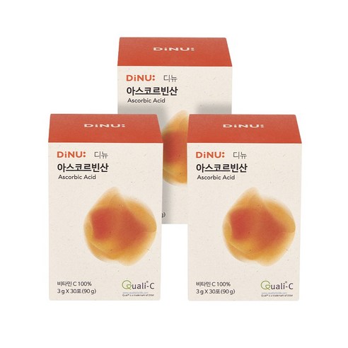 디뉴 대한뉴팜 아스코르빈산 영국산 비타민C 3000mg x 30포 3박스, 1세트, 단품, 180g