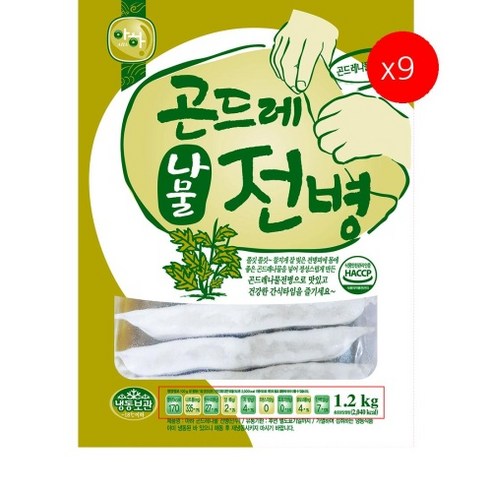 간식 곤드레전병 1.2kg 업소용 매콤 안주 메밀 만두, 1개