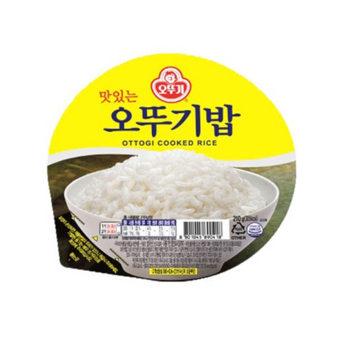 오뚜기밥 210g, 6개