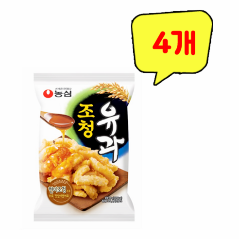 농심 조청유과, 96g, 4개