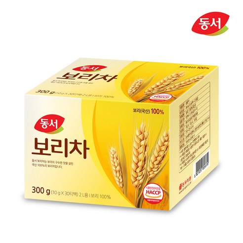 동서 보리차 30티백 300g, 10g, 30개입, 33개