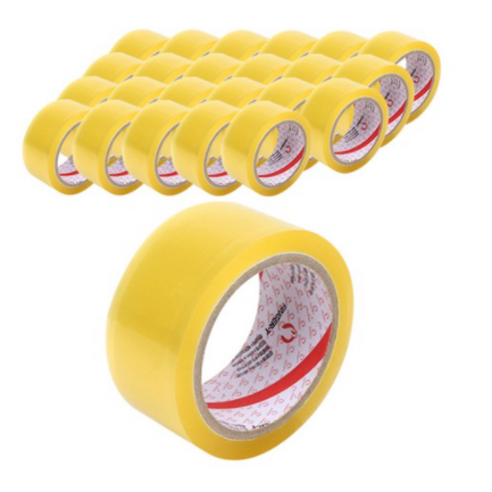 핑거티 박스테이프 48mm x 45m x 0.063mm, 투명, 24개입