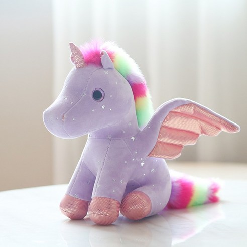 홈이즈스토리 유니콘인형 어린이 kc인증 수면 애착인형, 14cm (키링), 14cm, 1개, 퍼플