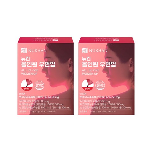 뉴칸 여성 올인원 우먼업 액상 뷰티 스틱(30포) PDRN+이노시톨+콜라겐+어성초