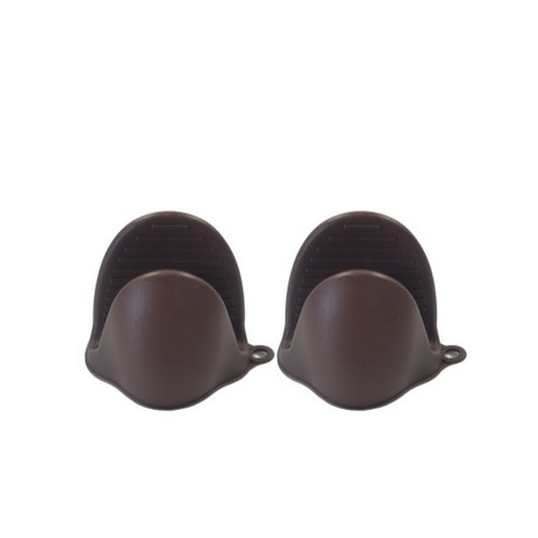 로즈랩 주방 실리콘 냄비손잡이 2PCS, 커피색, 2개
