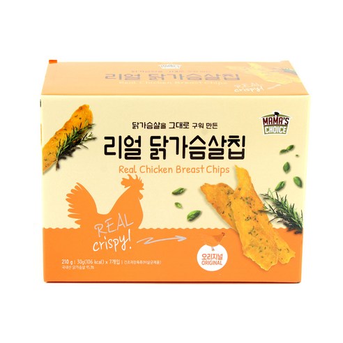 코스트코 마마스초이스 리얼 닭가슴살칩 210g 리얼닭가슴살칩, 1개