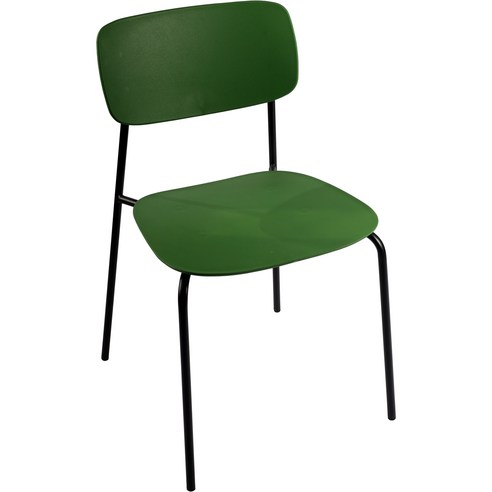1960 디자인 의자 미드센추리, 1개, 녹색