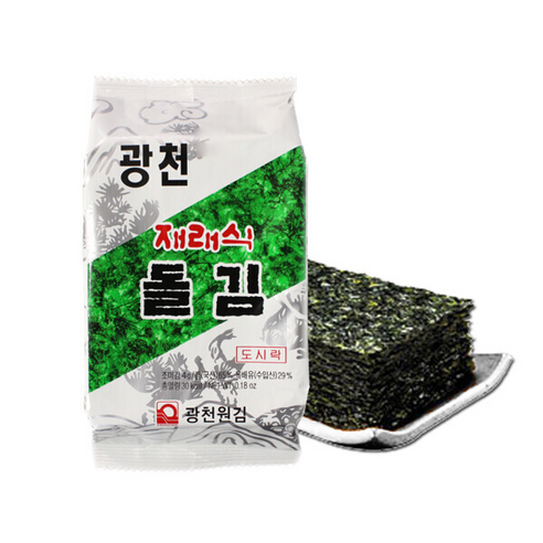 광천원김 재래식돌김 도시락(xx)