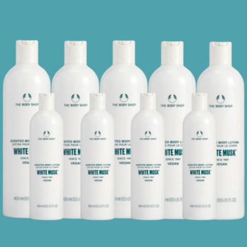 더바디샵 화이트 머스크 센티드 바디 로션 400ml x 2, 상세페이지 참조, 상세페이지 참조, 상세페이지 참조