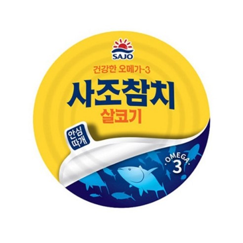 사조참치 살코기 안심따개, 150g, 12개