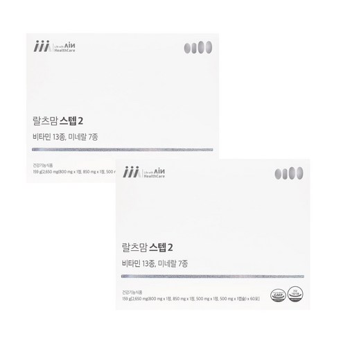랄츠맘 스텝2 임산부영양제 중기 후기 철분, 2개, 60회분