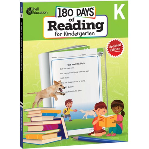 (영문도서) 180 Days of Reading for Kindergarten 2nd Edition: Practice Assess Diagnose Paperback, Shell Education Pub, English, 9798765918029