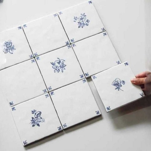 밋밋한 공간에 숨결을 불어넣다: 레트로 감성 핸드페인팅 벽돌로 완성하는 나만의 특별한 공간 빈티지타일