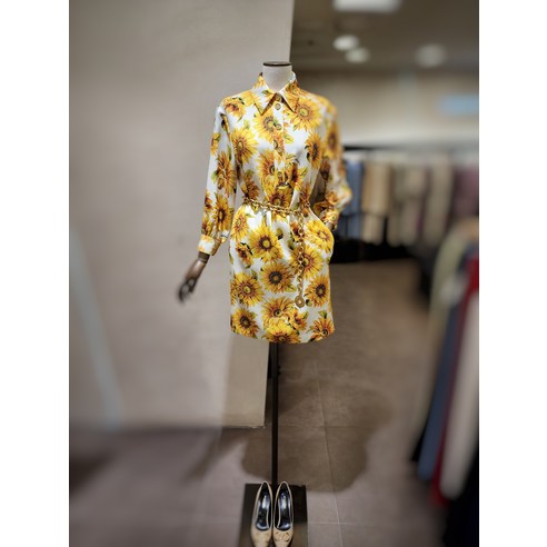 모조에스핀 썸머 박시 루즈핏 미니멀 원피스 J212MSE064-FL(1721521)