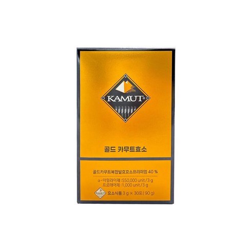 KAMUT 골드 카무트 효소 3g x 30포 x 1박스, 없음, KAMUT 골드 카무트 효소 3g x 3, 90g