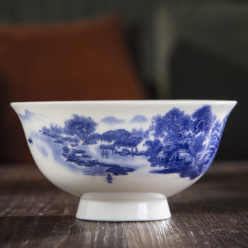4.5 인치 Jingdezhen 뼈 중국 세라믹 그릇 드래곤 패턴 식기 빈티지 중국 국수 디저트 식기 주방 악세사리, E