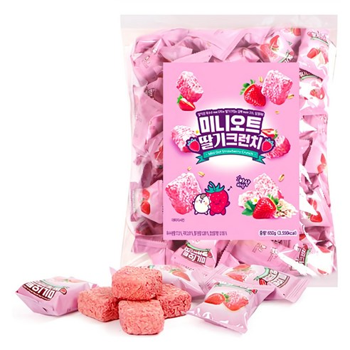 미니오트 크런치 딸기향, 650g, 1개