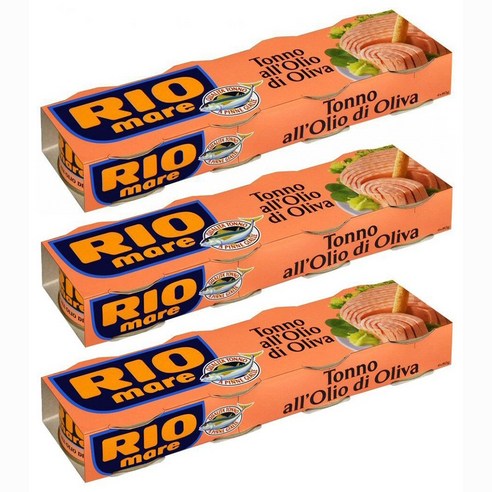 Rio Mare: Tuna Fish in Olive Oil Yellowfin Tuna Quality - 80g (2.82oz) Cans (Pack of 16 2.82lb To