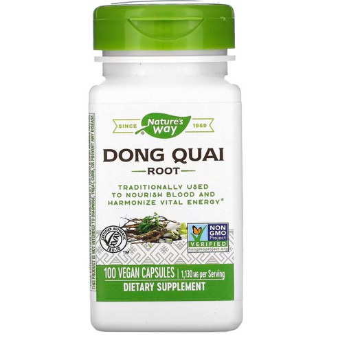 네이쳐스웨이 Dong Quai Root 당귀 뿌리 565 mg 100 비건 캡슐 동콰이, 100정, 1개