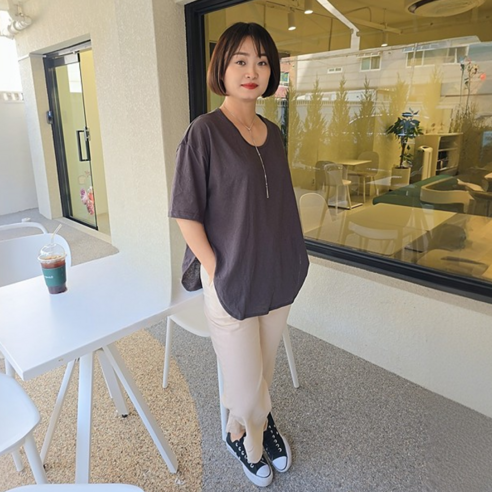 로제티카 시원한 여성 린넨 상하세트로 여성의 여름 스타일 완성하기
