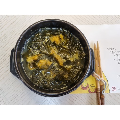 성게미역국 울산보석돌 자연산돌미역 생일상건강밥상 산모해산진국 국내산우니성게알, 1개, 600g