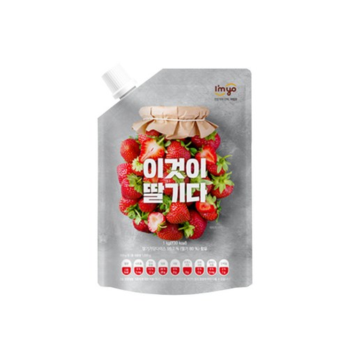 아임요 이것이 딸기다 1kg, 1개, 12개