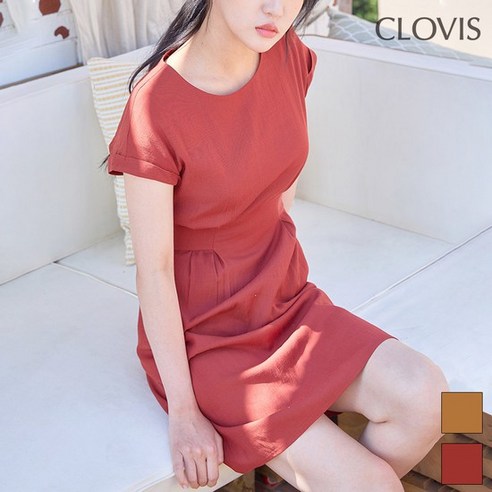 [정상가 49 900] 클라비스 앵커 린넨 원피스_CVOW93701P