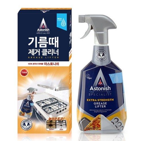 아스토니쉬 주방 찌든때 후드청소 초강력 기름때 제거제 750ml, 1개