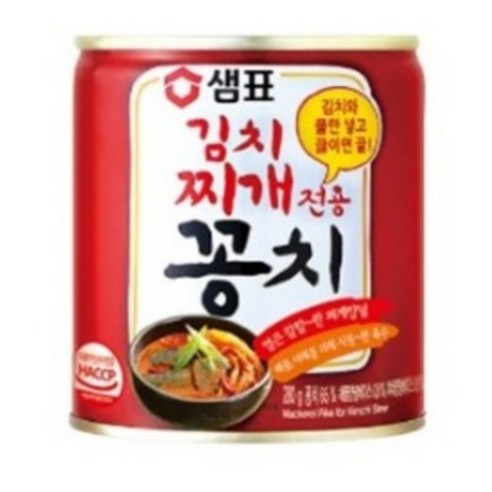 샘표 김치찌개 전용 꽁치 통조림, 400g, 19개