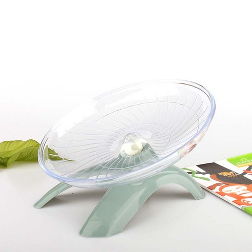 카르노 햄스터용 스마트 크리스탈 휠 쳇바퀴 18cm, 다크 민트, 1개