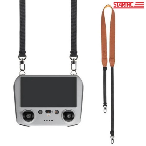 DJI 조종기 소가죽 넥스트랩_STARTRC, 1개, 브라운