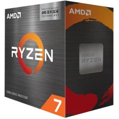 AMD 라이젠 7 5800X3D 8코어 16스레드 데스크탑 프로세서 – 3D V-캐시 기술 탑재