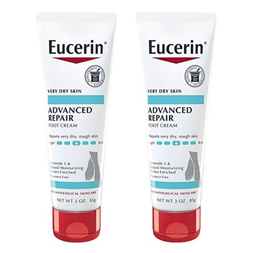 유세린 어드밴스드 리페어 풋 크림 건성 피부용, 2개