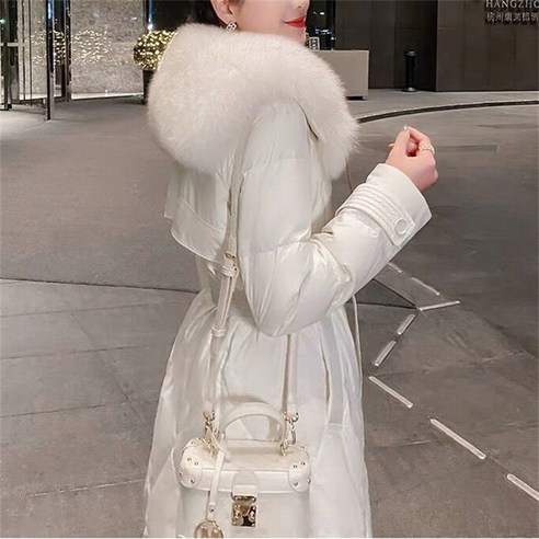 페미닌 스트랩 퍼 카라 롱 패딩 J-1845, 할인율 57% 어마어마한 가성비!