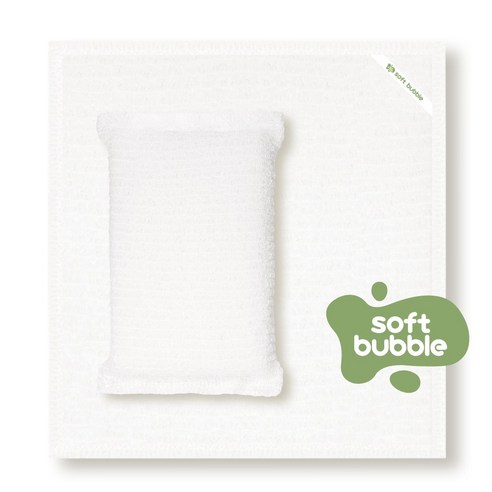 부드럽고 깨끗한 세척을 위한 소프트버블 헹굼수세미